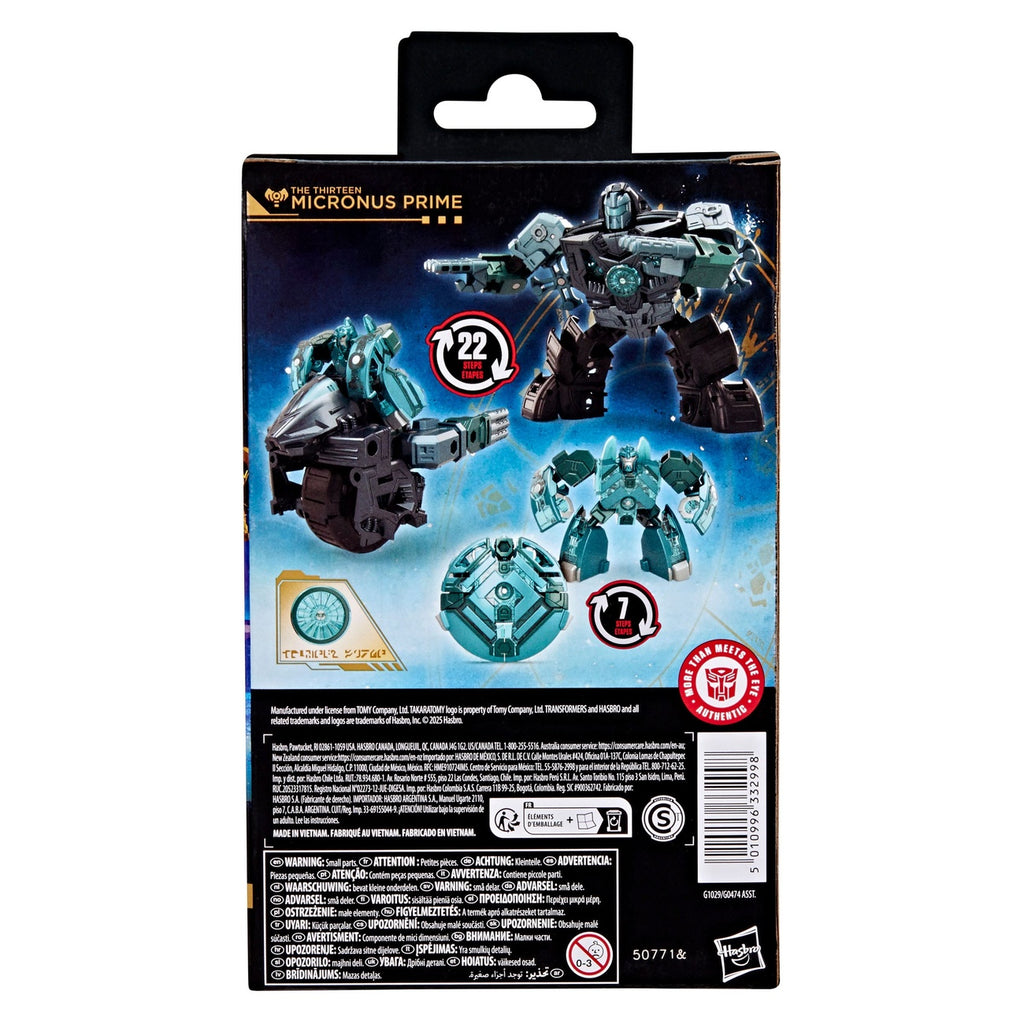 Product image Transformers Age of the Primes Deluxe Class Action Figure The Thirteen: Micronus Prime 14 cm