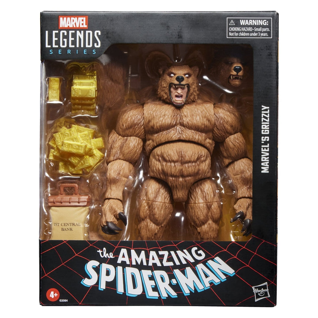 Imagen del producto The Amazing Spider-Man figura Marvel Legends Marvel's Grizzly 15 cm