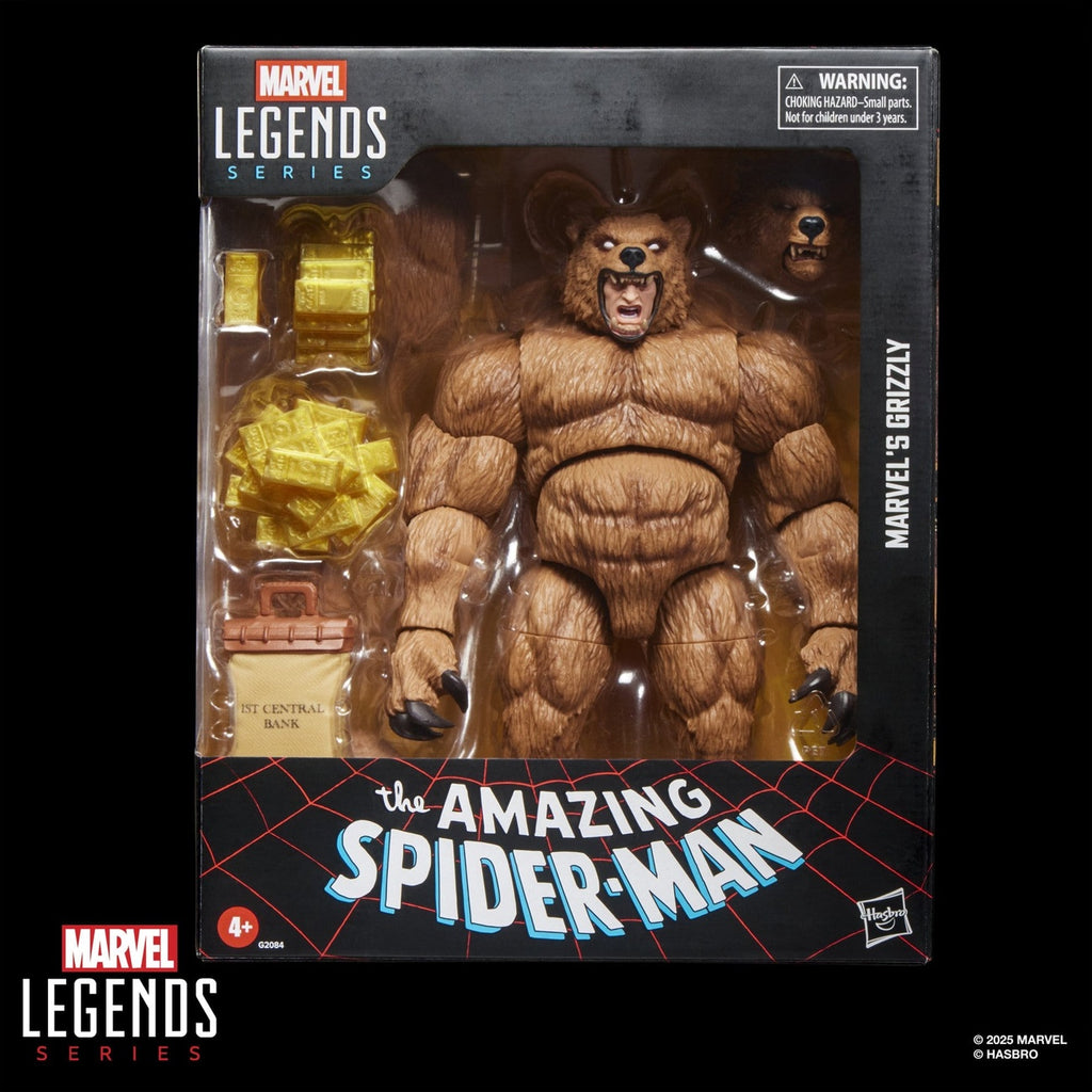 Imagen del producto The Amazing Spider-Man figura Marvel Legends Marvel's Grizzly 15 cm