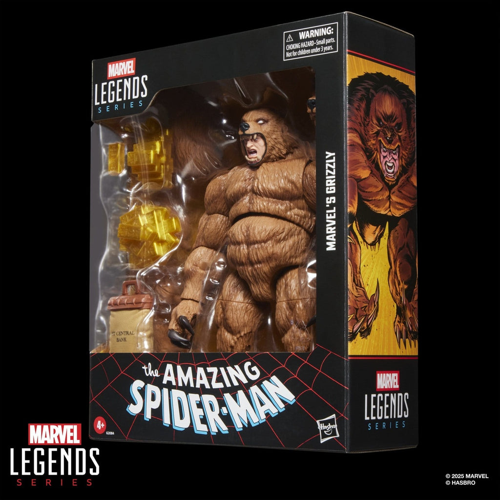 Imagen del producto The Amazing Spider-Man figura Marvel Legends Marvel's Grizzly 15 cm
