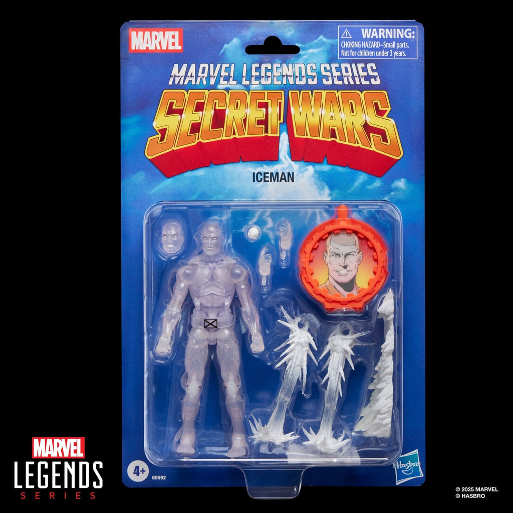 Imagen del producto Secret Wars Marvel Legends figura retro Iceman 15 cm