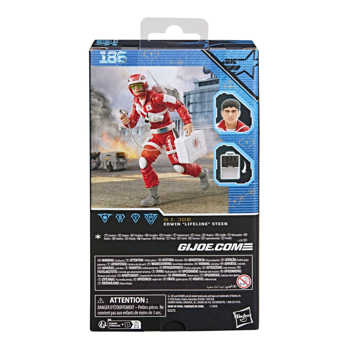 Imagen del producto G.I. Joe Classified Series figura de acción Edwin "Lifeline" Steen 15 cm