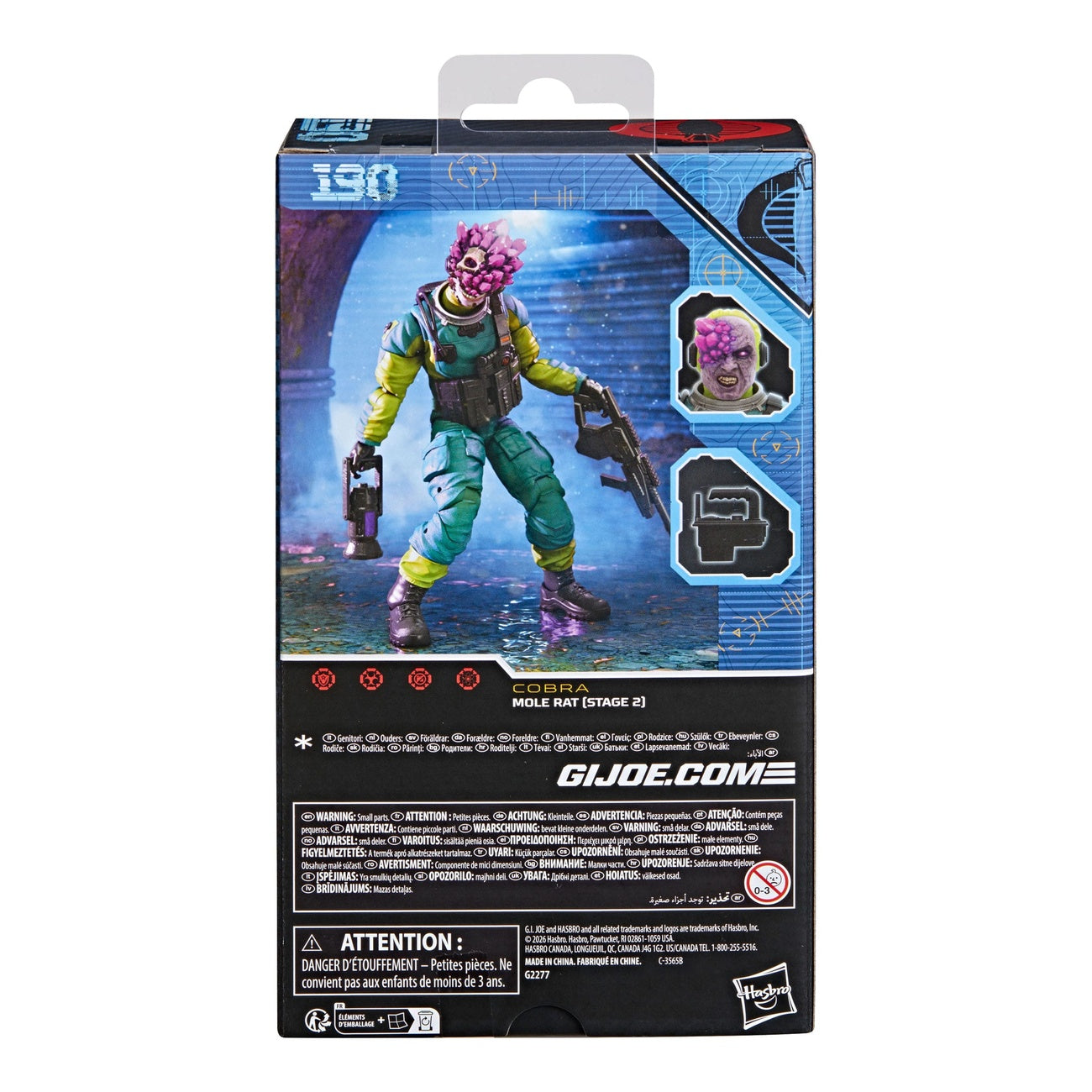 Imagen del producto G.I. Joe Classified Series Figura de acción Mole Rat (Stage 2) 15 cm