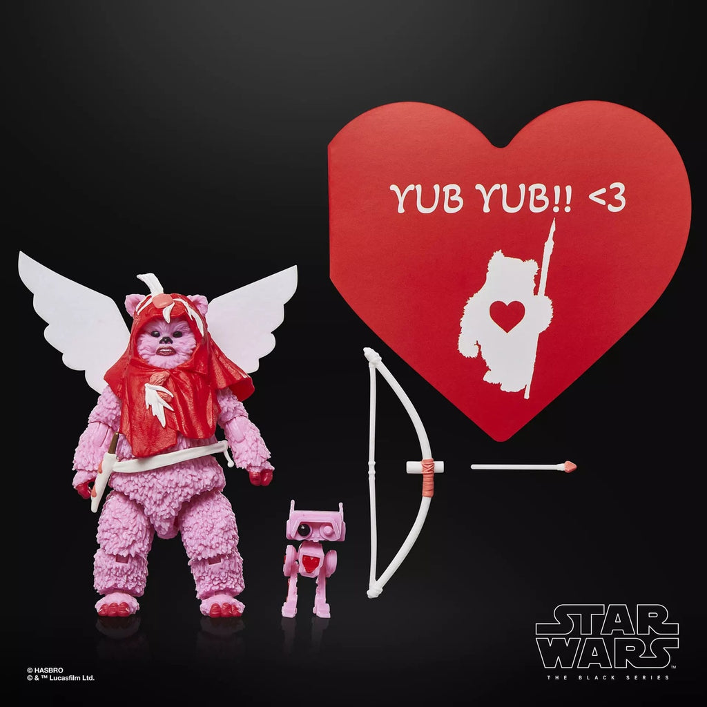 Imagen del producto Figura de acción Ewok Star Wars Black Series (Valentine’s Day Edition) 15 cm