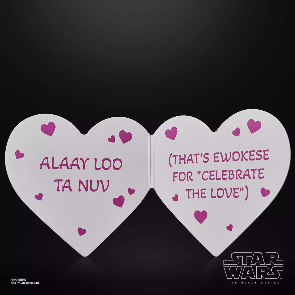 Imagen del producto Figura de acción Ewok Star Wars Black Series (Valentine’s Day Edition) 15 cm