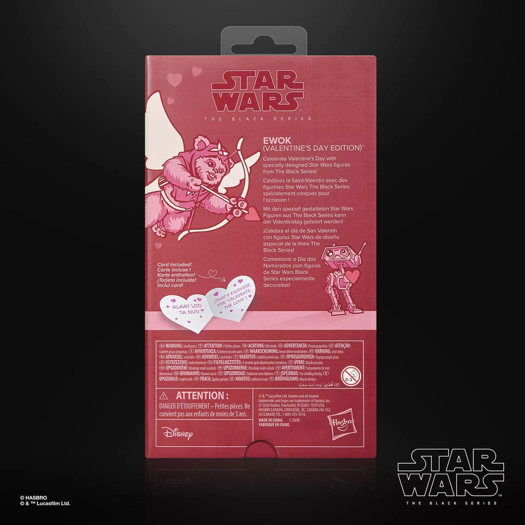 Imagen del producto Figura de acción Ewok Star Wars Black Series (Valentine’s Day Edition) 15 cm