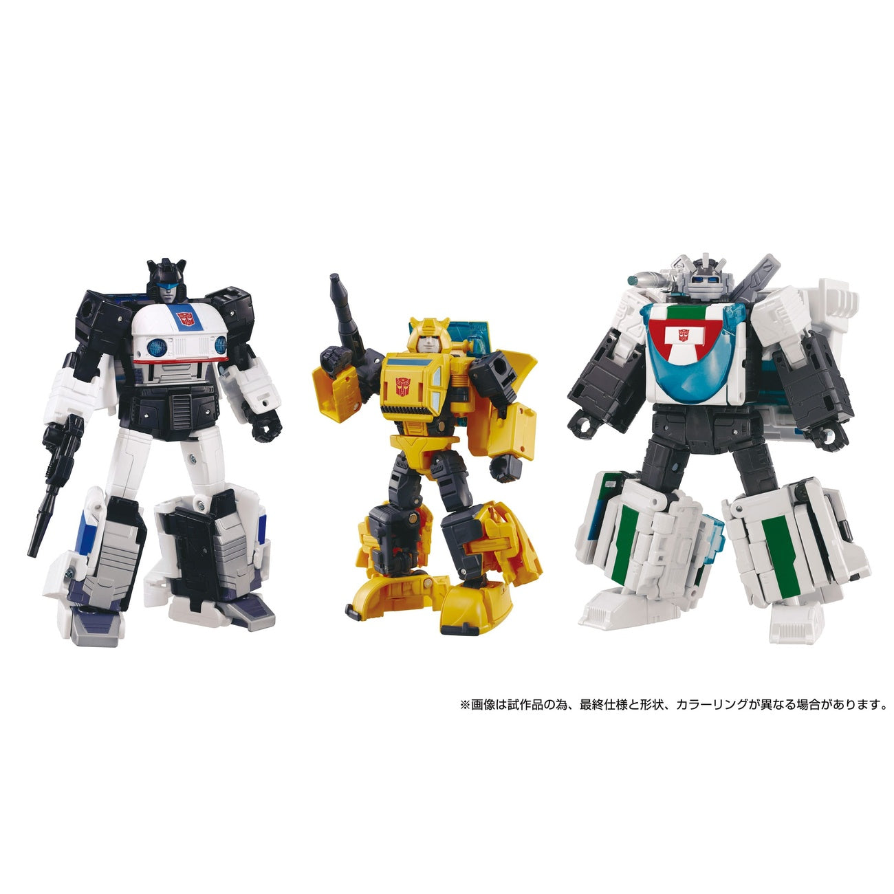 Imagen del producto Transformers Dramatic Capture Series Pack de 3 figuras de acción Cybertron Chase
