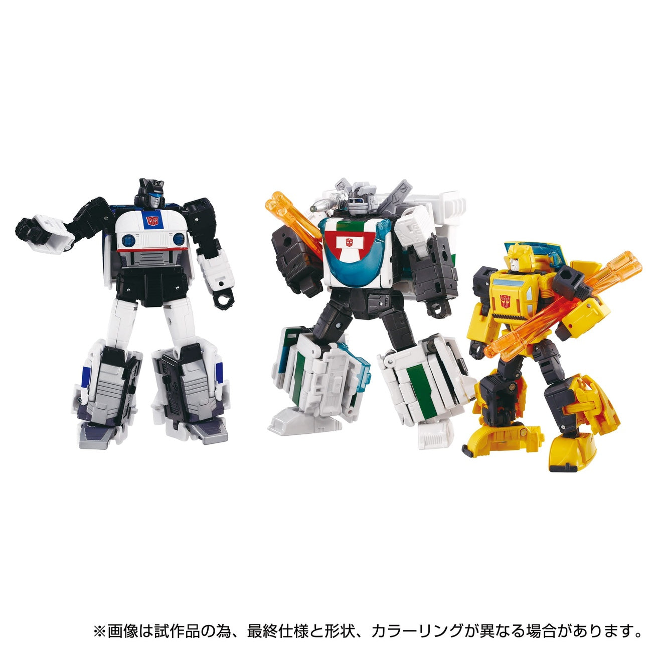 Imagen del producto Transformers Dramatic Capture Series Pack de 3 figuras de acción Cybertron Chase