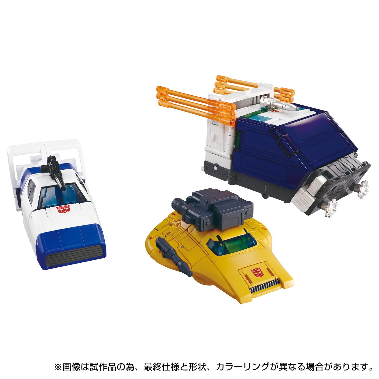 Imagen del producto Transformers Dramatic Capture Series Pack de 3 figuras de acción Cybertron Chase