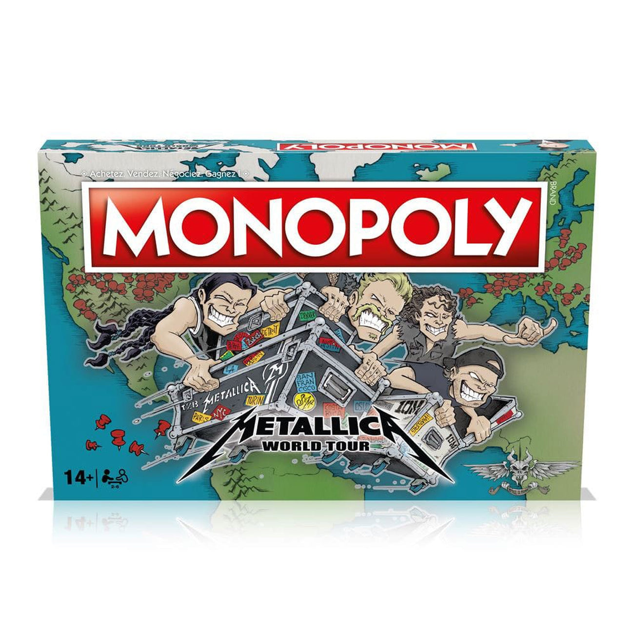Imagen del producto Metallica Monopoly Metallica World Tour *Versión Francesa*