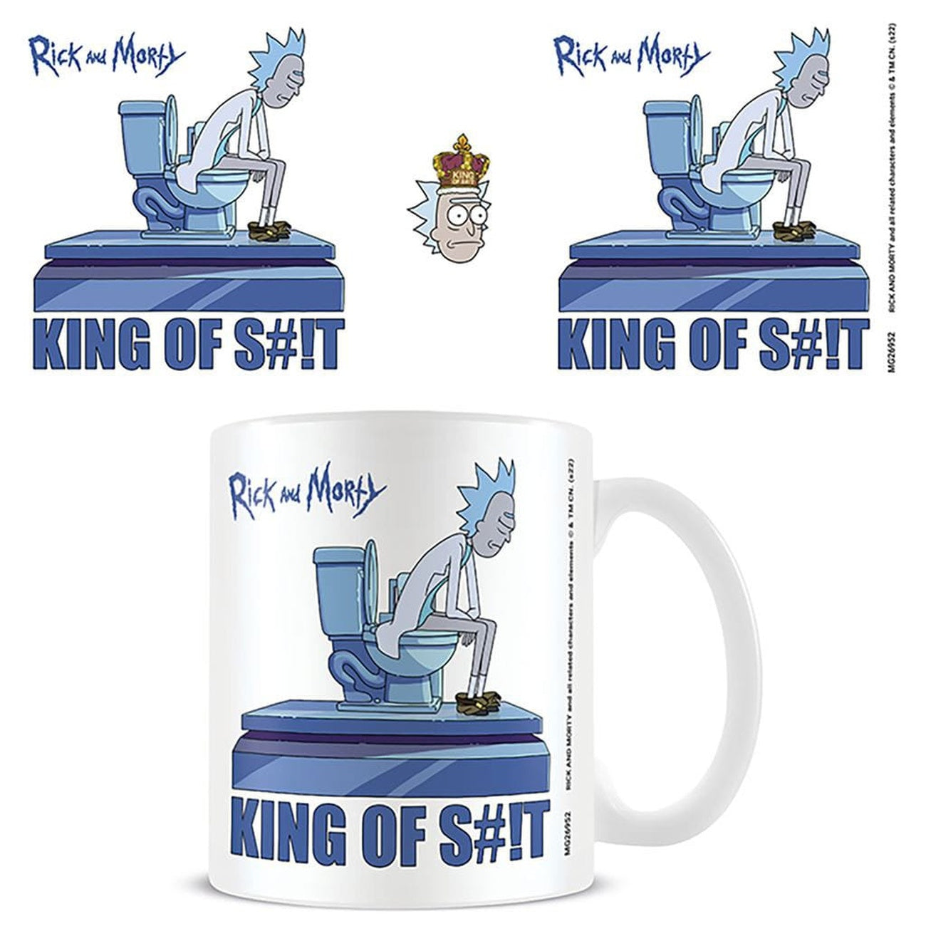 Imagen del producto Rick and Morty Taza King of Shit
