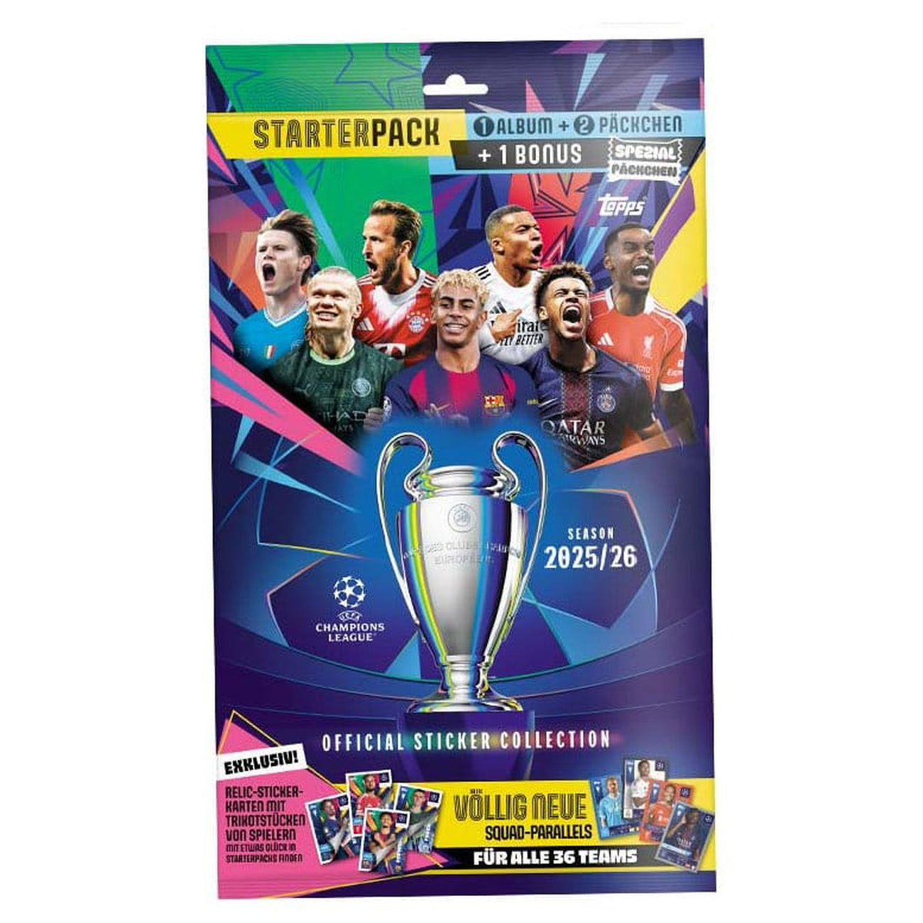 Imagen del producto UEFA Champions League 2025/26 Sticker Collection Starter Pack
