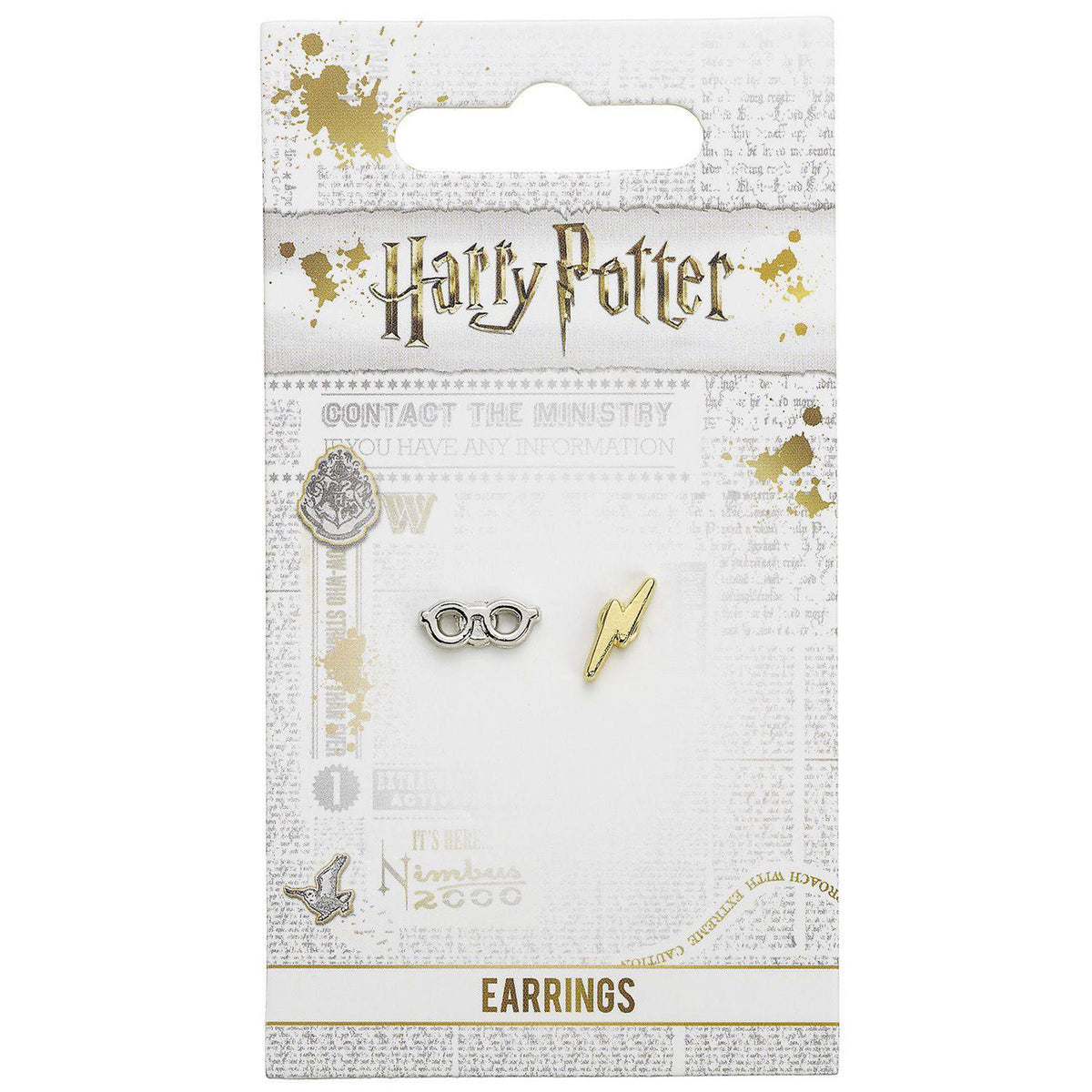Imagen del producto Harry Potter Pendientes Rayo y Gafas