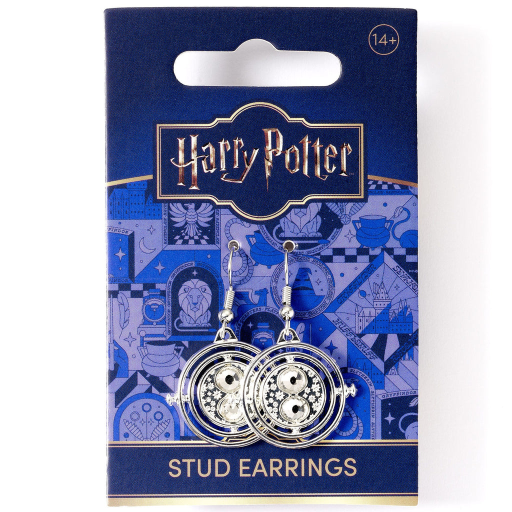 Imagen del producto Harry Potter Pendientes Giratiempos (color plata)