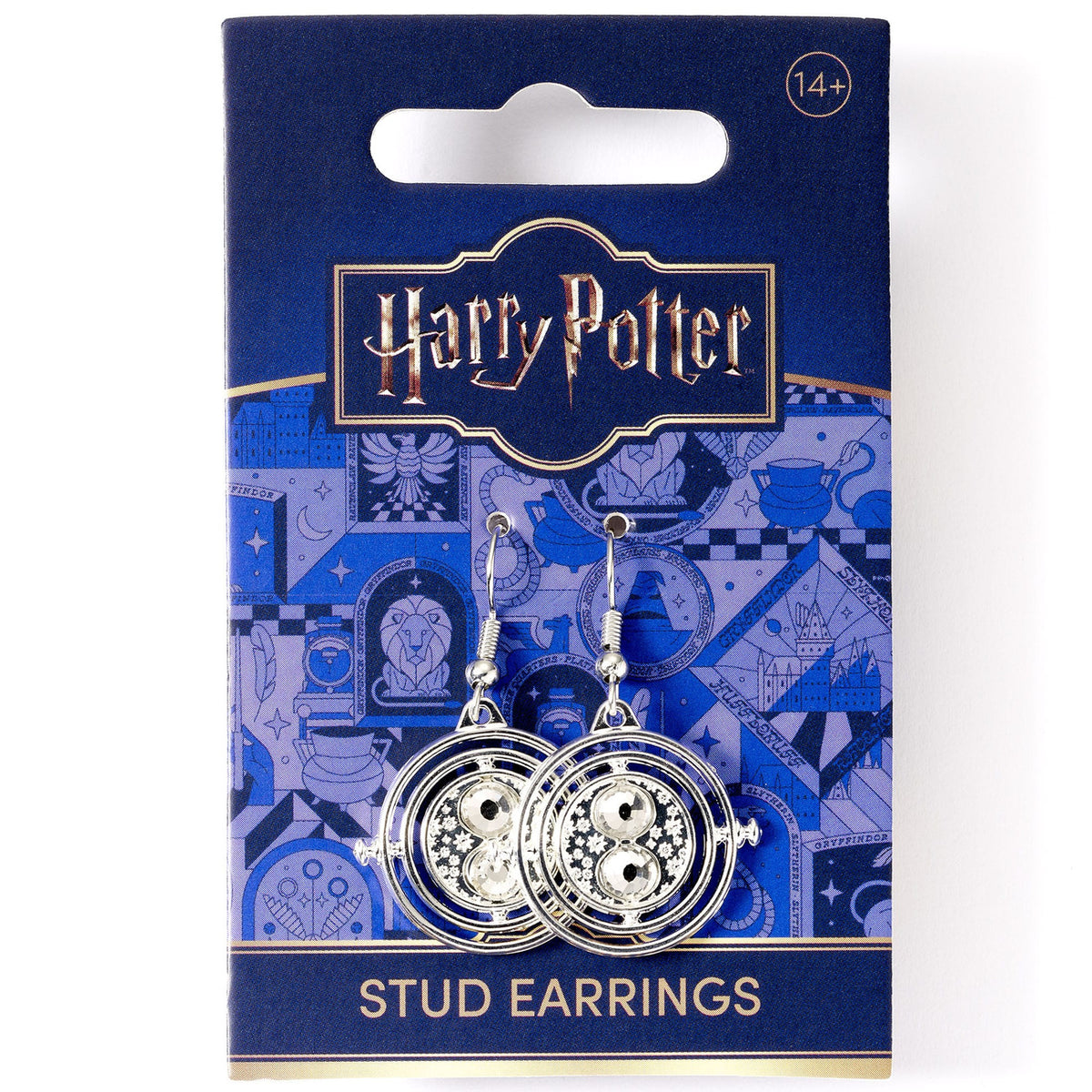 Imagen del producto Harry Potter Pendientes Giratiempos (color plata)