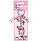 Imagen del producto Llavero Hello Kitty con colgante My Melody 15 cm