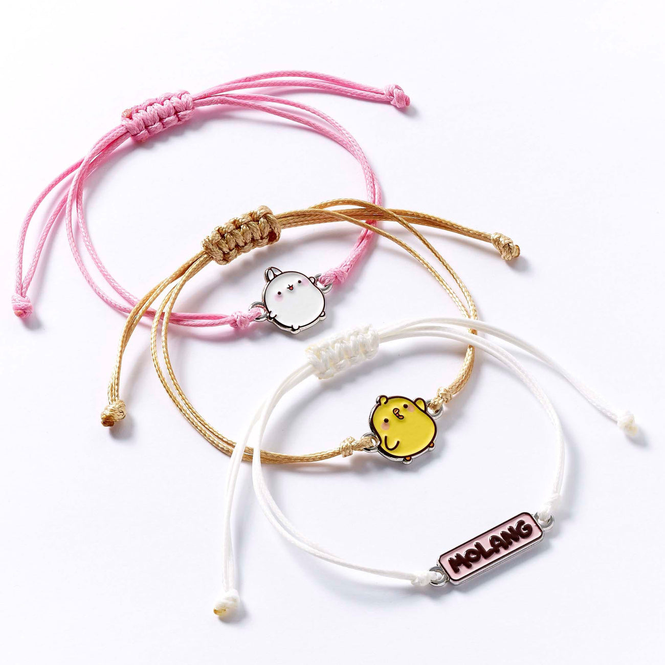 Imagen del producto Pulseras Molang Pack de 3 Molang and Piu Piu 18 cm
