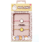 Imagen del producto Pulseras Molang Pack de 3 Molang and Piu Piu 18 cm