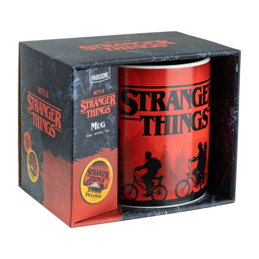 Imagen del producto Stranger Things Taza XL con Pegatina