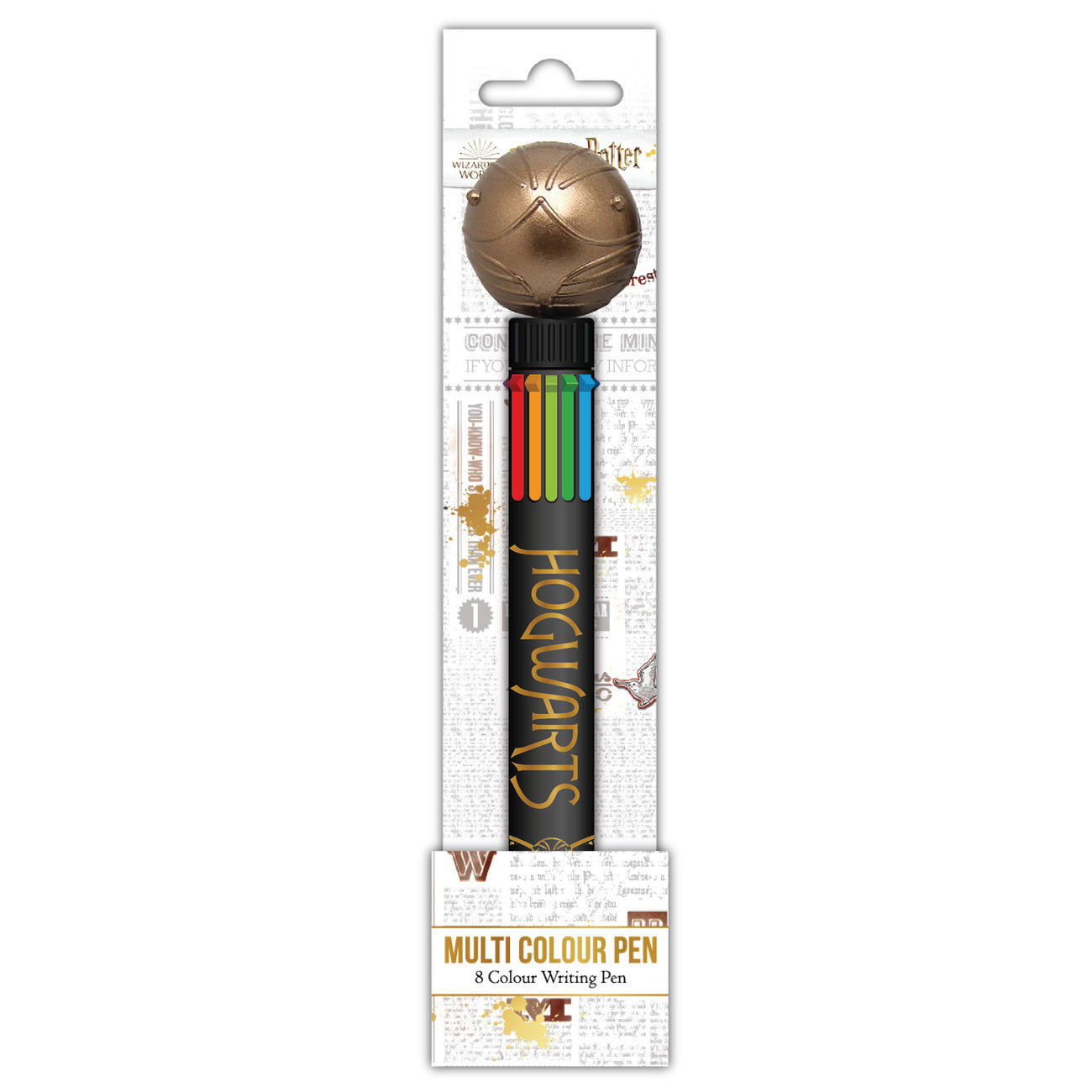 Imagen del producto Harry Potter Bolígrafo multicolor Snitch Dorada
