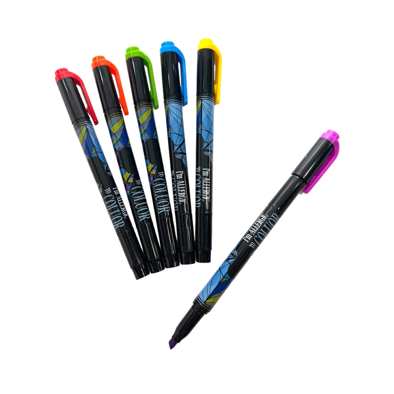 Imagen del producto Wednesday subrayadores – pack de 6