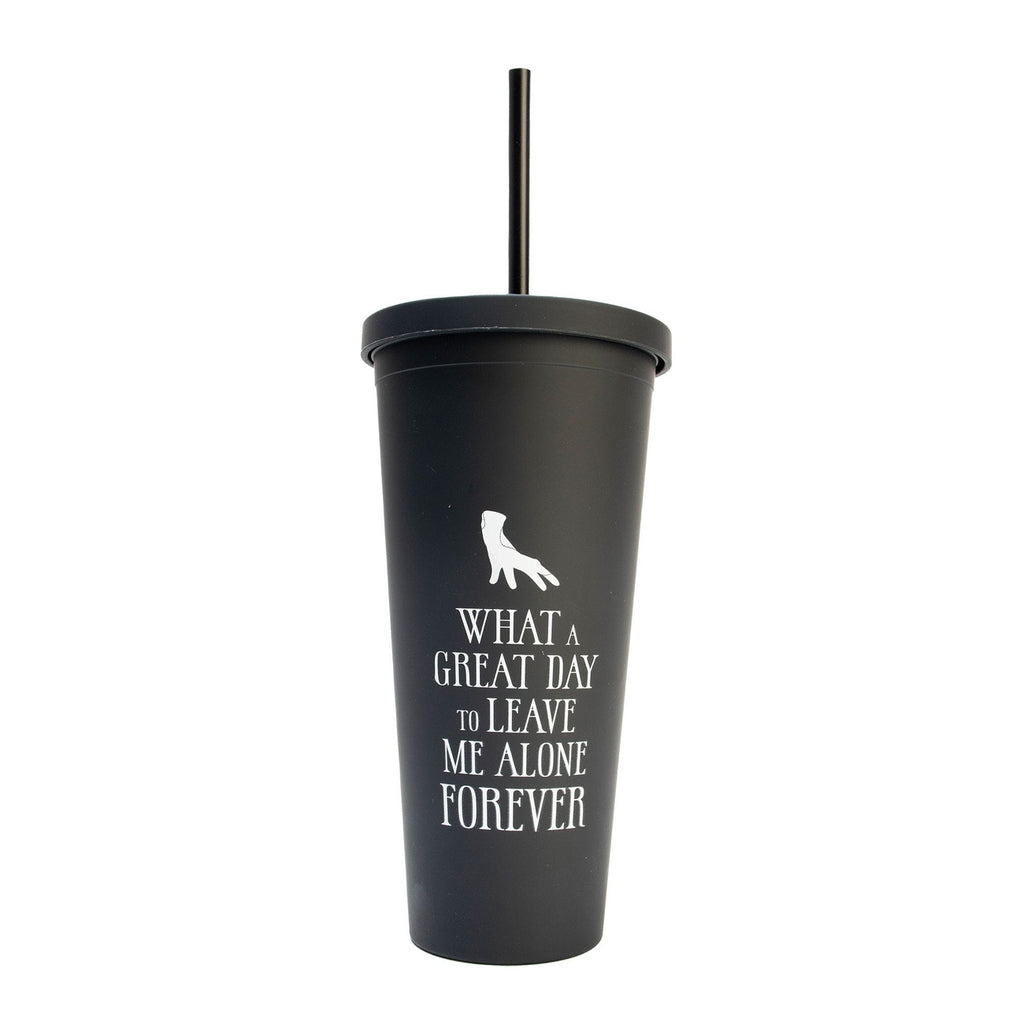 Imagen del producto Tumbler Wednesday con pajitas 485 ml