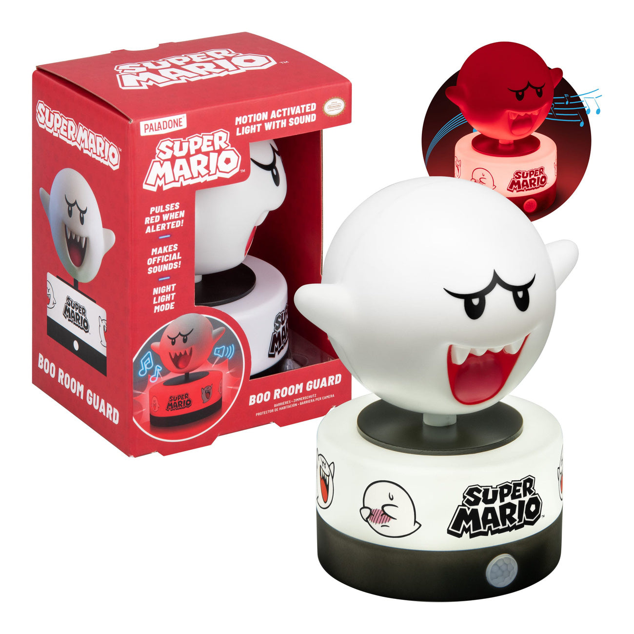 Imagen del producto Lámpara Boo de Super Mario con sonido