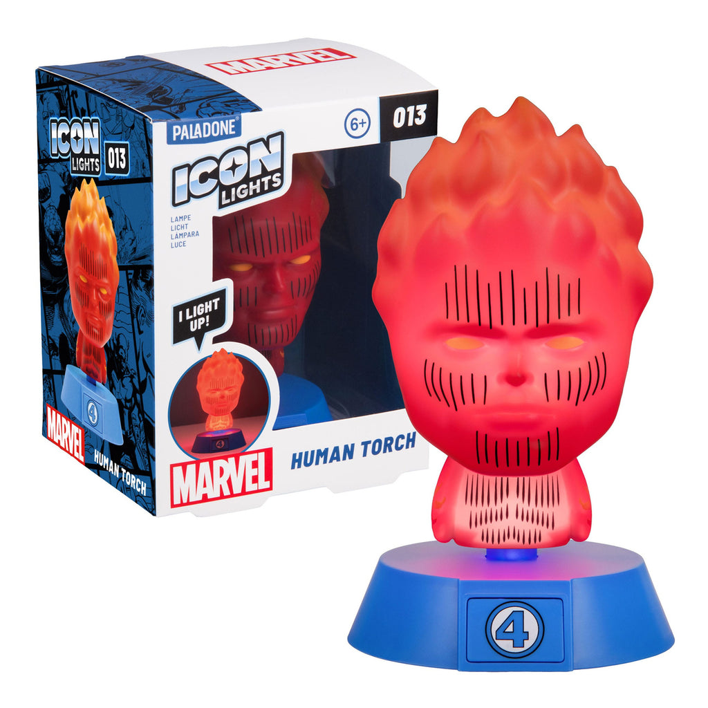 Imagen del producto Fantastic Four Icons lámpara Human Torch 11 cm