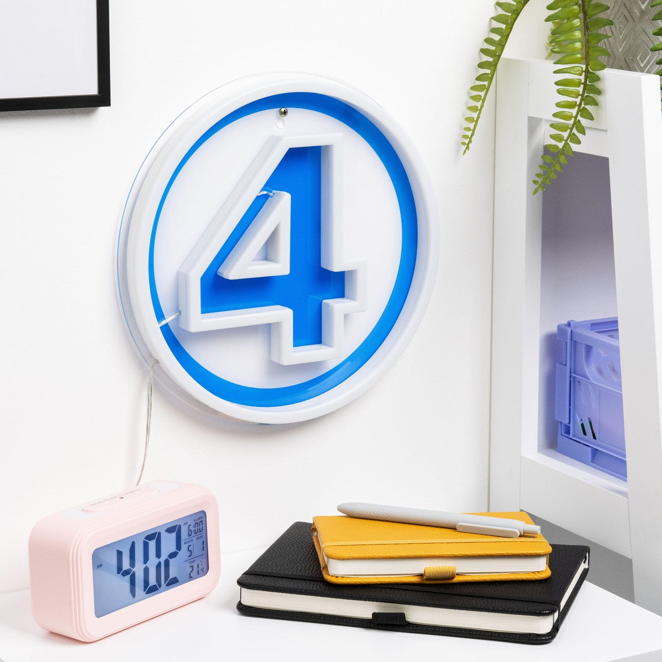 Imagen del producto Fantastic Four Lámpara de Pared LED Logo Neón