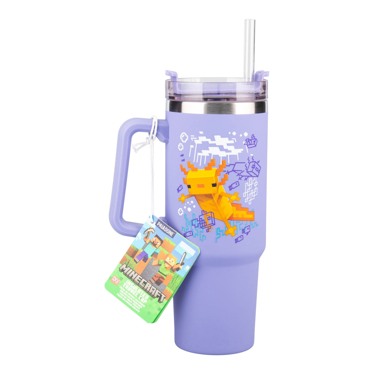 Imagen del producto Minecraft Vaso To Go Morado