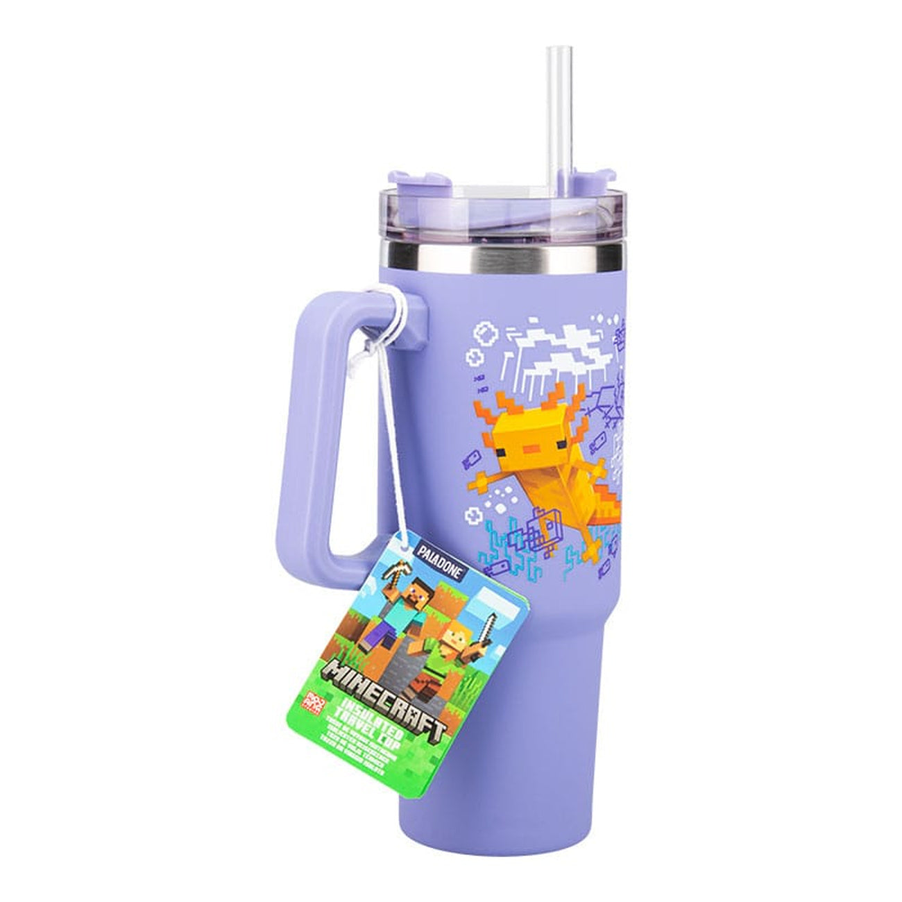 Imagen del producto Minecraft Vaso To Go Morado