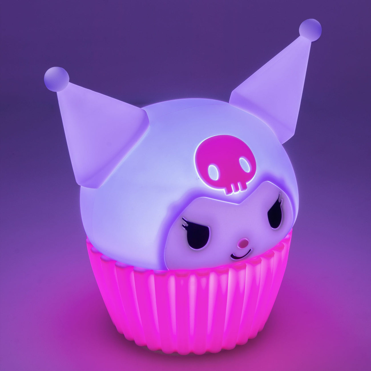 Imagen del producto Lámpara de silicona Sanrio Squishy Glo Kuromi 15 cm
