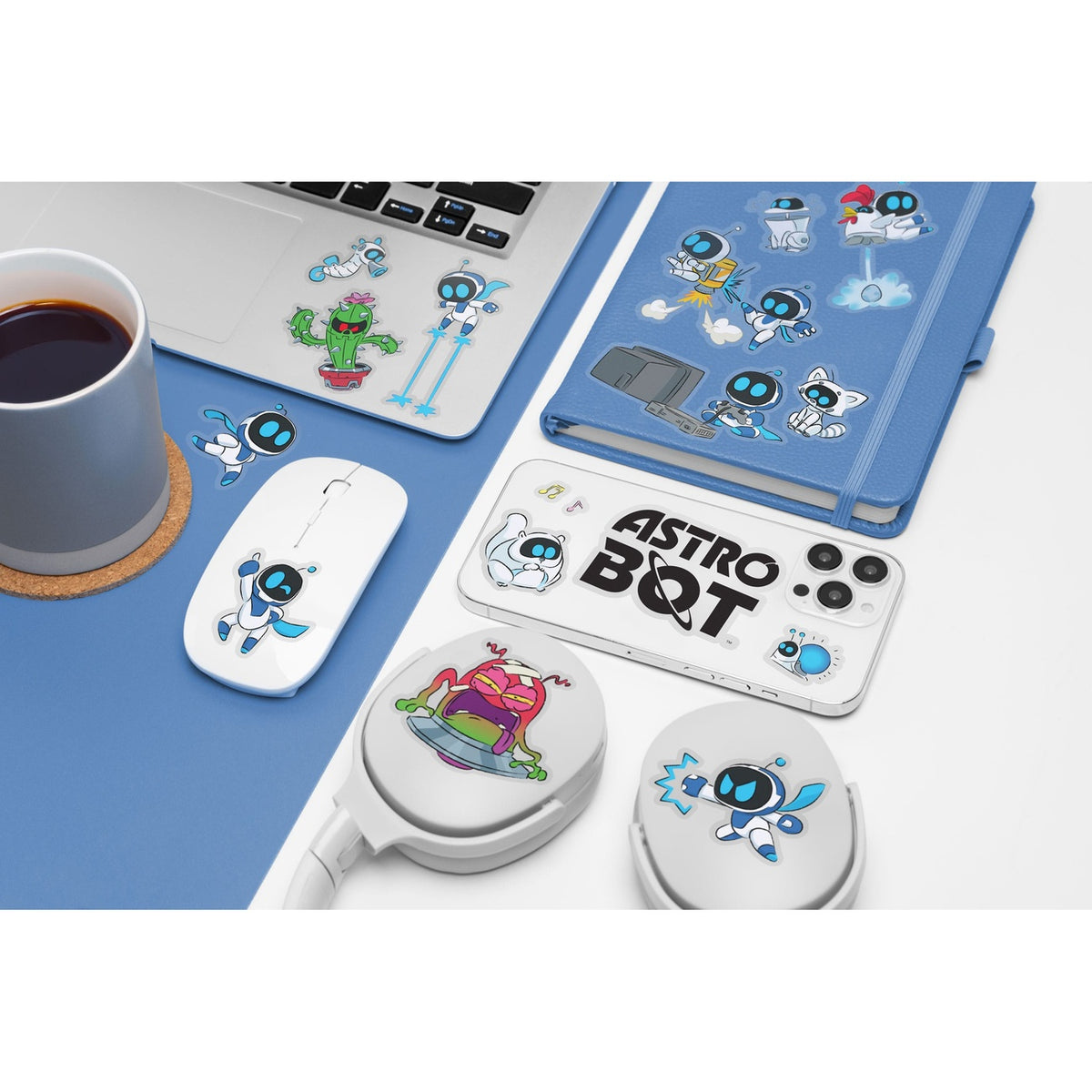 Imagen del producto Astro Bot Vinyl Sticker Set Astro Bot