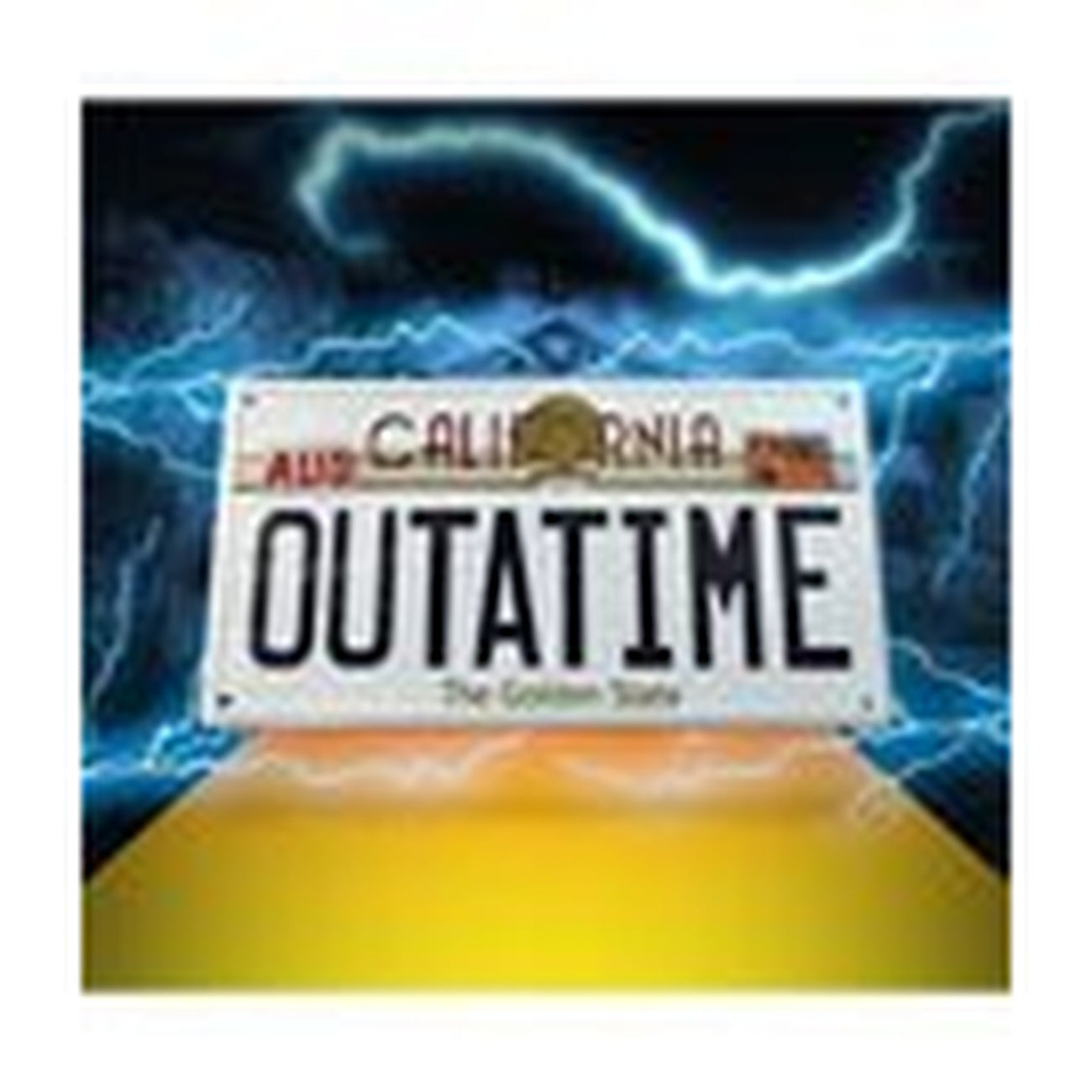 Imagen del producto Regreso al Futuro Placa metálica Outatime Matrícula DeLorean