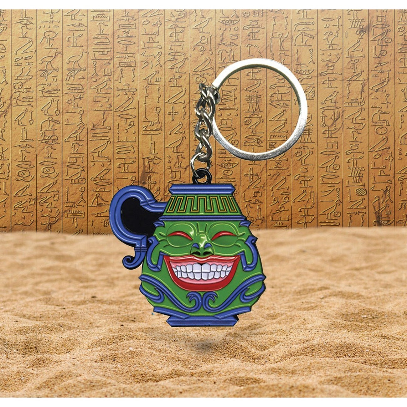 Imagen del producto Llavero metálico Yu-Gi-Oh! Pot of Greed Edición Limitada