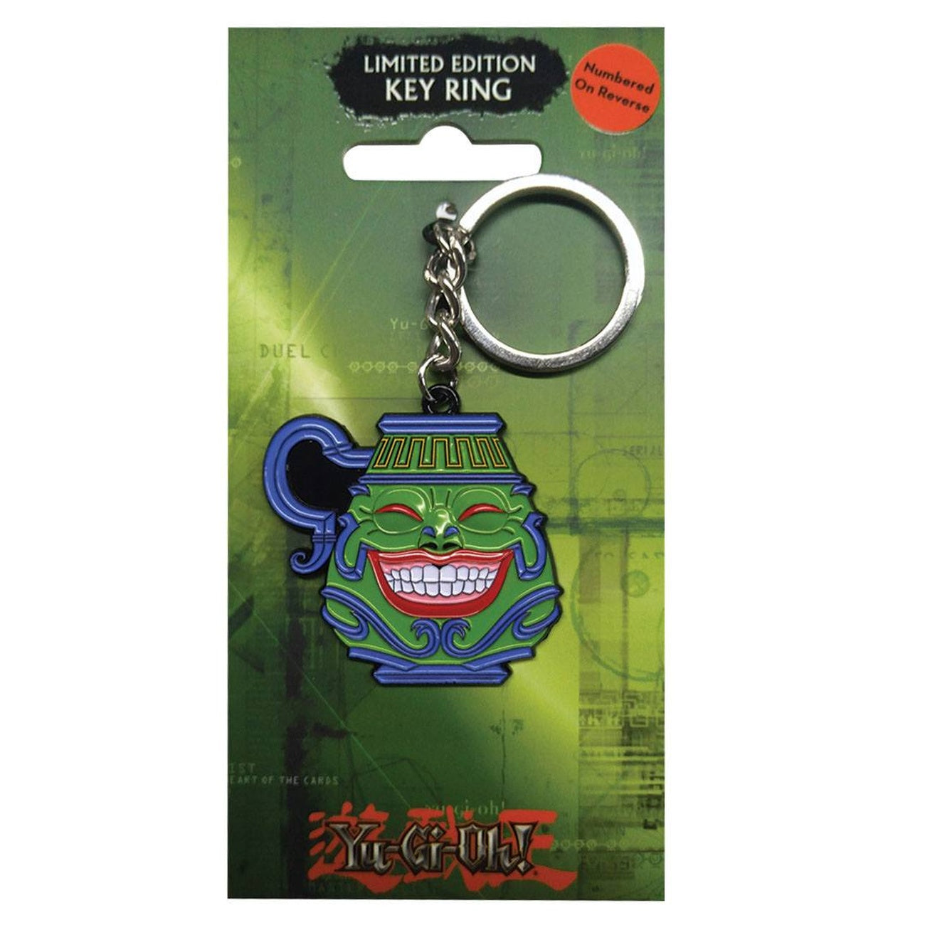 Imagen del producto Llavero metálico Yu-Gi-Oh! Pot of Greed Edición Limitada