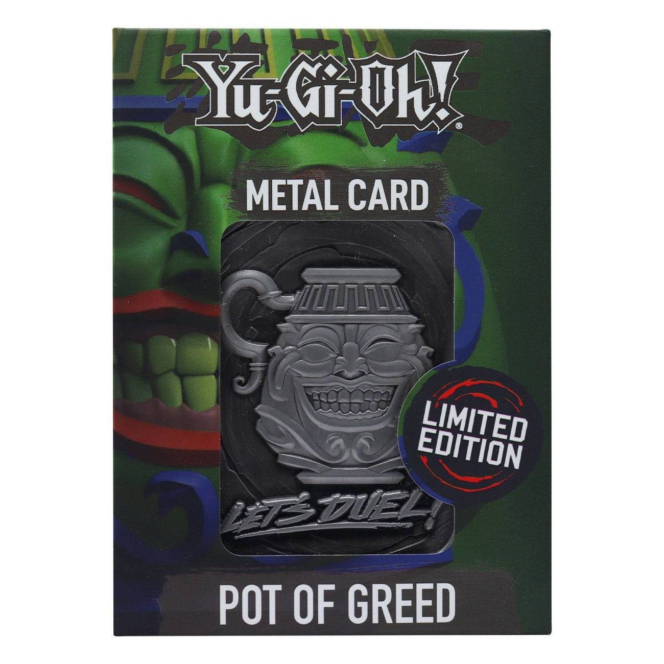 Imagen del producto Yu-Gi-Oh! Carta réplica Pot of Greed Edición Limitada