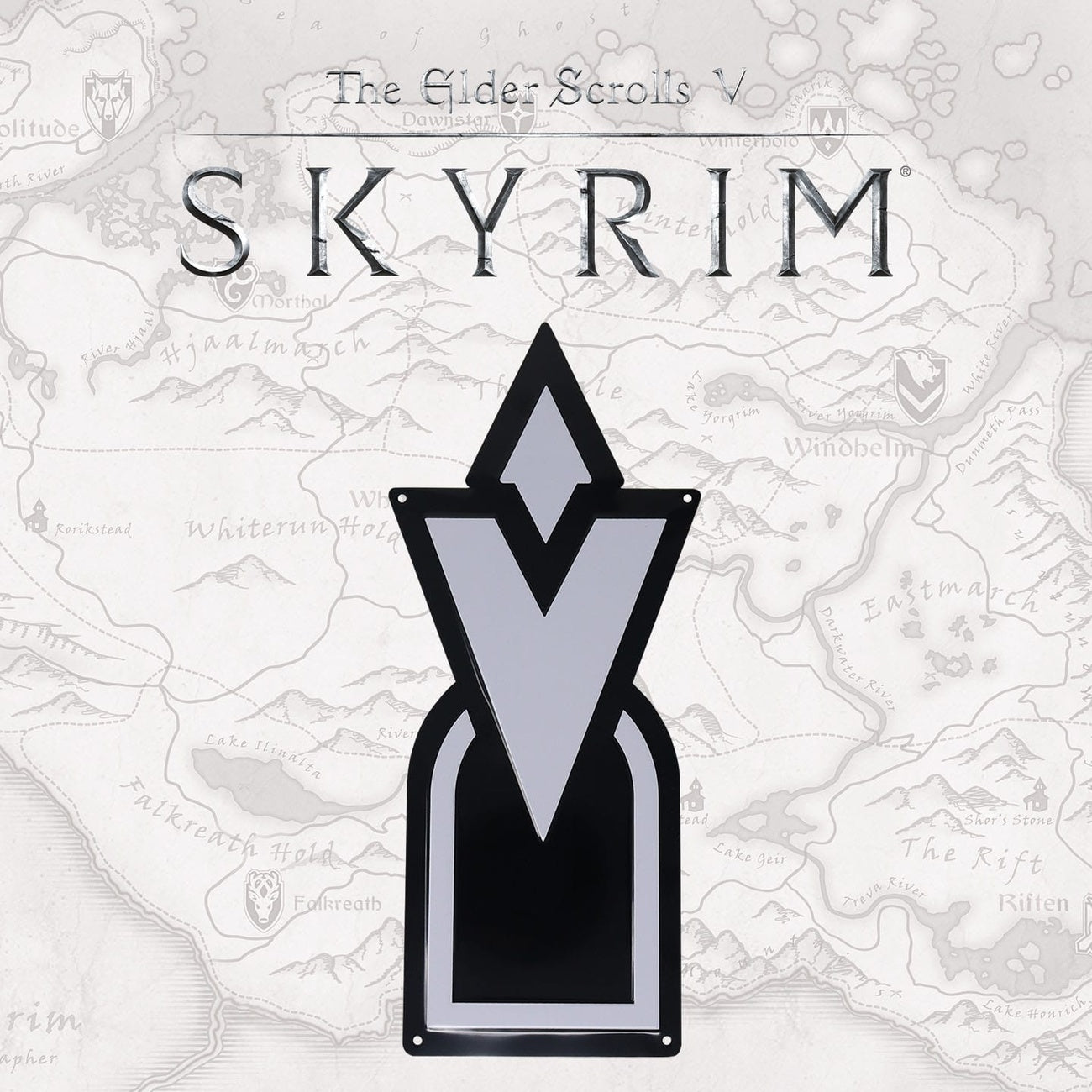 Imagen del producto The Elder Scrolls Skyrim cartel metálico Skyrim Quest Marker