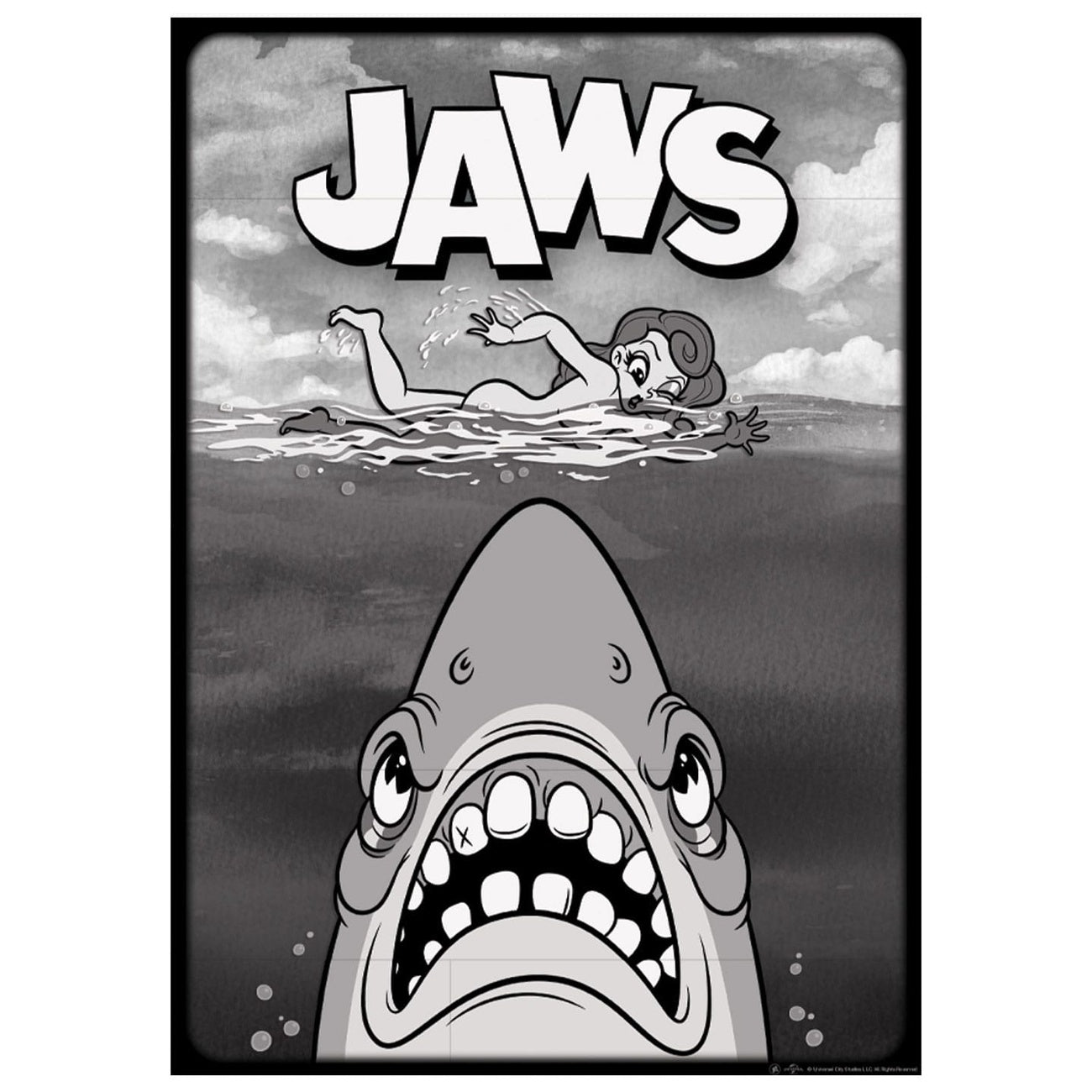 Imagen del producto Jaws Lámina de arte Edición Limitada 42 x 30 cm