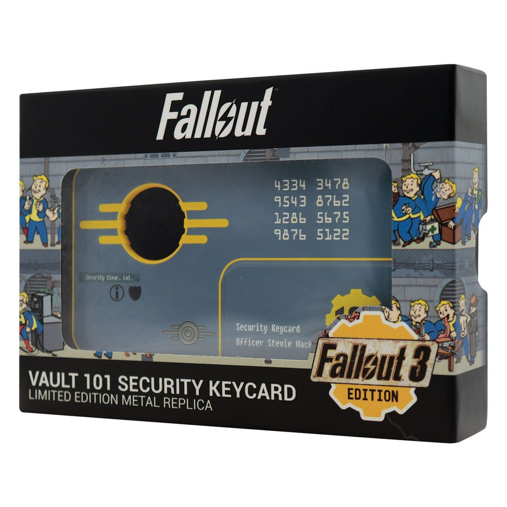 Imagen del producto Fallout 3 Réplica Tarjeta de Seguridad Vault 101 Edición Limitada