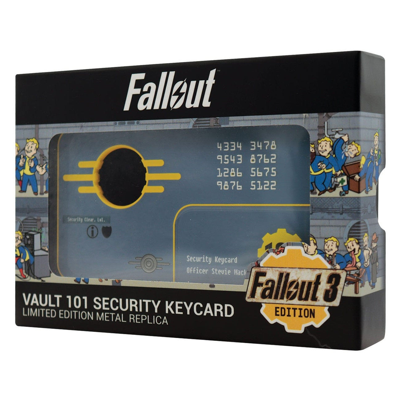 Imagen del producto Fallout 3 Réplica Tarjeta de Seguridad Vault 101 Edición Limitada