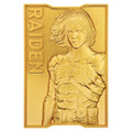 Imagen del producto Lingote metálico Metal Gear Solid 2 Raiden 24k Gold Plated Edición Limitada