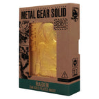 Imagen del producto Lingote metálico Metal Gear Solid 2 Raiden 24k Gold Plated Edición Limitada