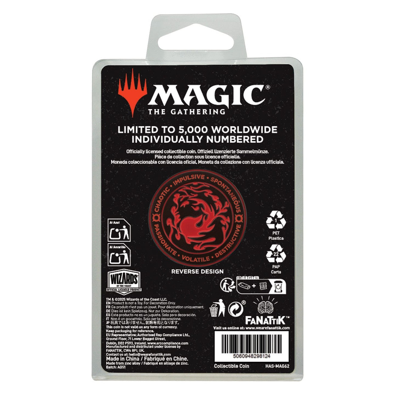 Imagen del producto Magic: The Gathering moneda de colección Chandra
