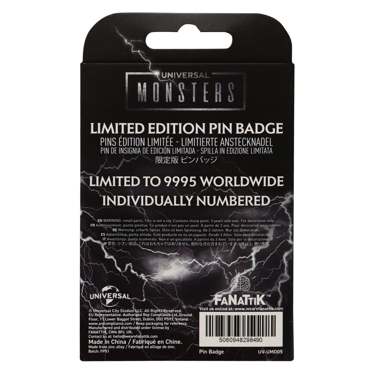 Product image Universal Monsters Limited Edition Pin