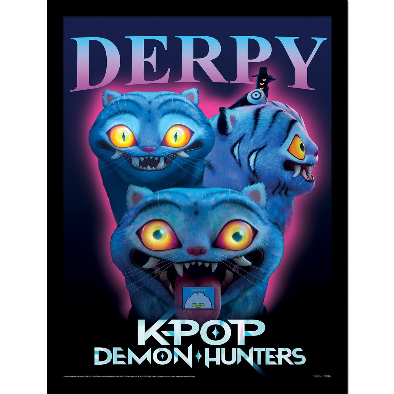 Imagen del producto KPop Demon Hunters Collector Print Póster en marco Derpy