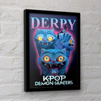 Imagen del producto KPop Demon Hunters Collector Print Póster en marco Derpy