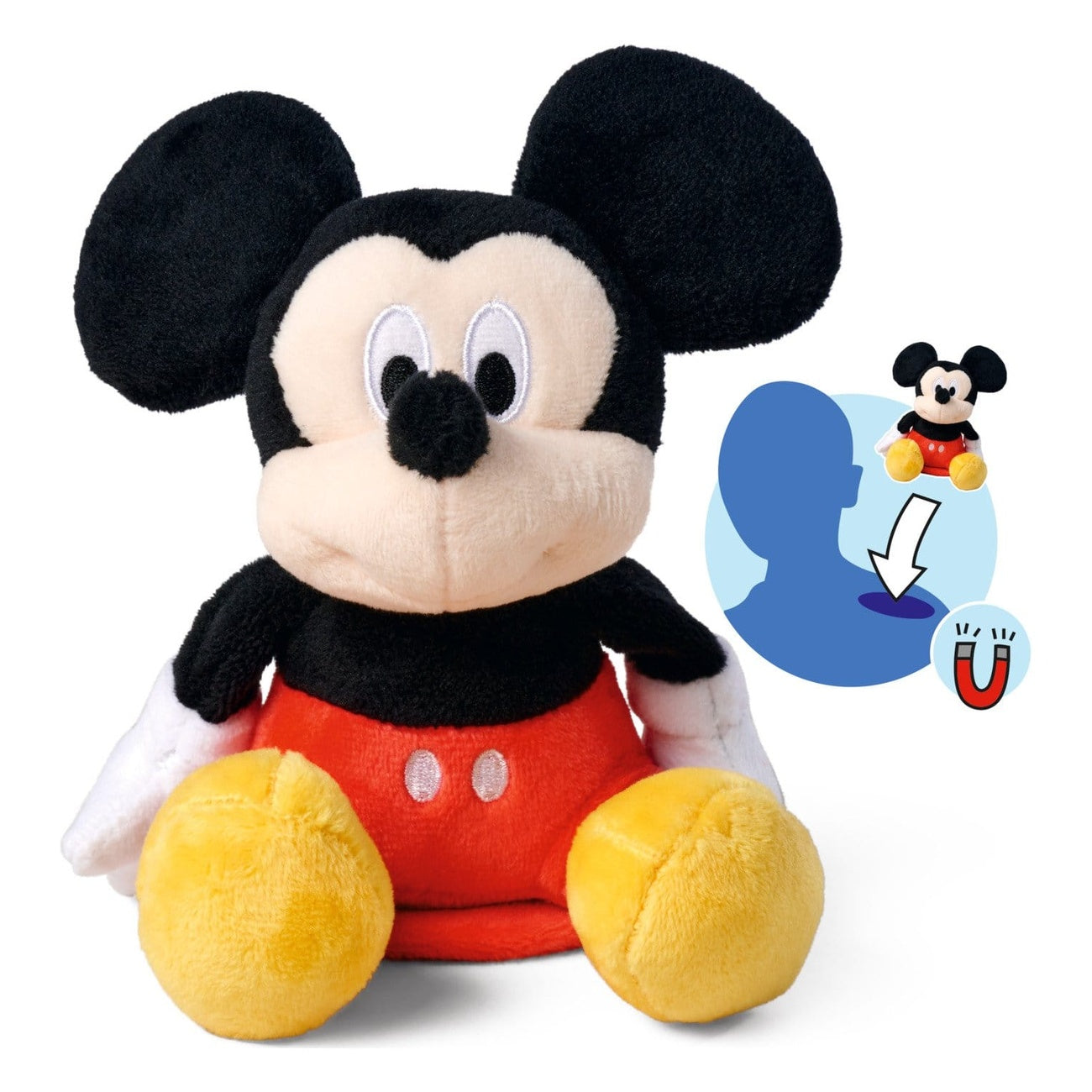 Imagen del producto Figura de peluche Disney Mickey Shoulder Rider 12 cm