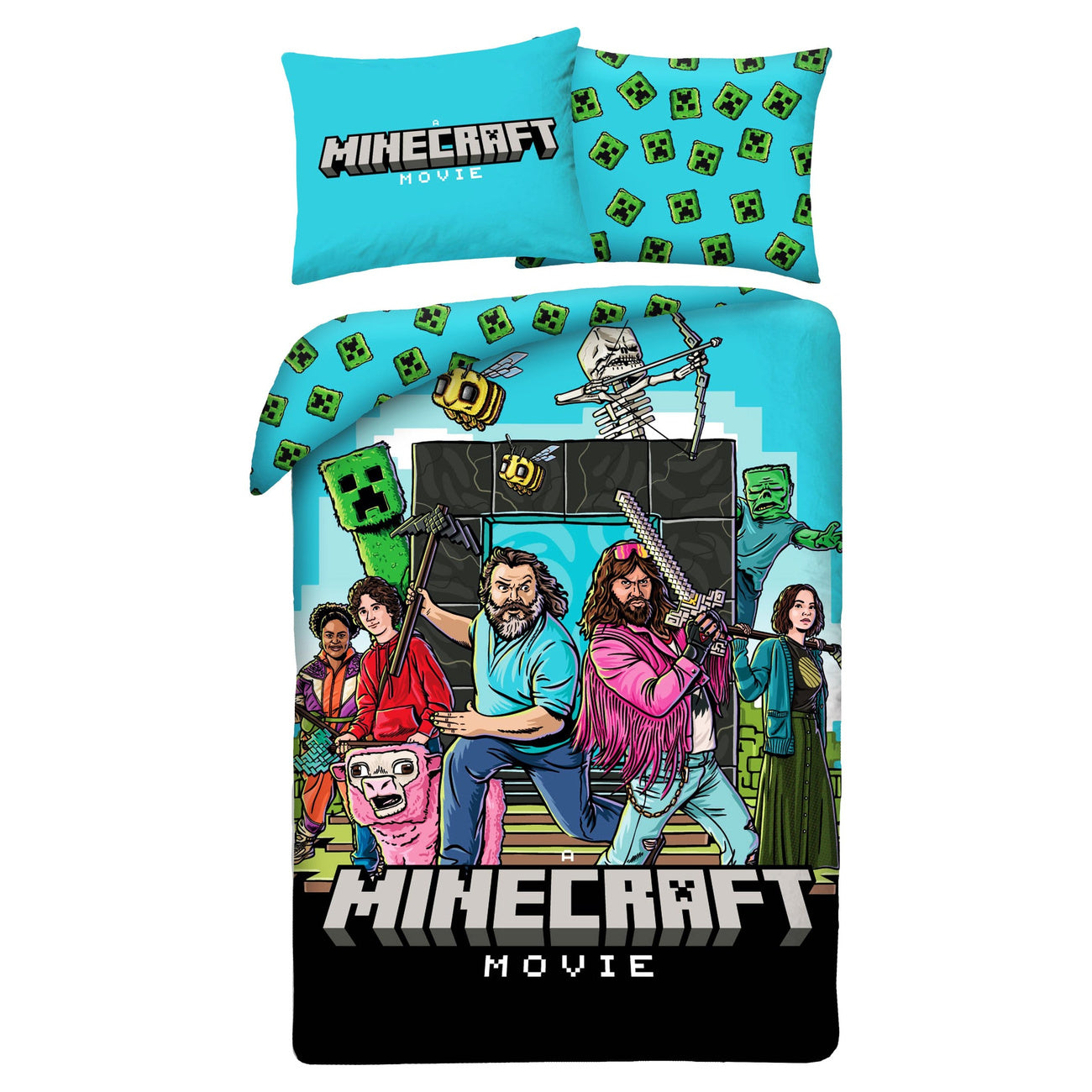 Imagen del producto Ropa de cama Minecraft Movie Ver. 2 140 x 200 cm / 70 x 90 cm