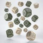 Imagen del producto Fortress Compact Set de dados D6 Beige & Olive (20)